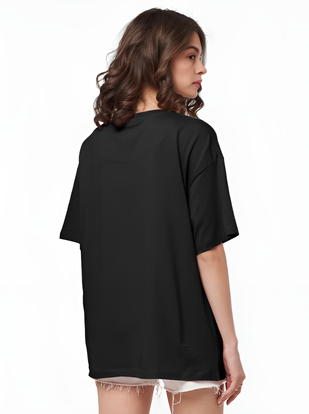 Black Oversize T-shirt for women's